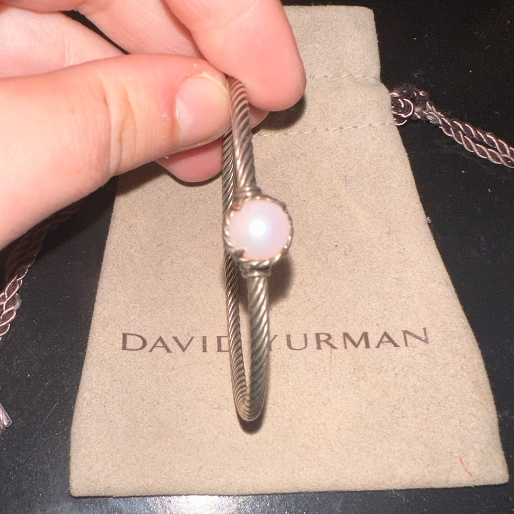 Chatelaine Bracelet with Gemstone in Silver, 8mm